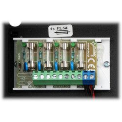 Τροφοδοτικό buffer παλμοτροφοδοτικό 13.8VDC/6A με ράγα DIN για ελεγκτές πρόσβασης Pulsar AWZ-637