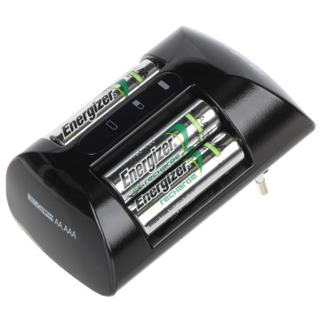 Pengecas bateri AA dan AAA Ni-MH dengan set 4x AA 2000mAh ENERGIZER BAT-RECHARGE/PRO