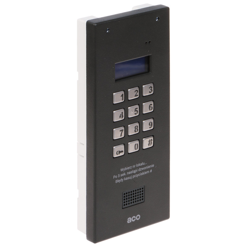 Intercom digital CDNP7ACC-ST-V2 amb lector de proximitat Unique 125kHz ACO CDNP7ACC-ST-V2