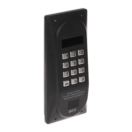 CDNP8ACC-ST digital intercom with Unique 125kHz proximity reader ACO CDNP8ACC-ST