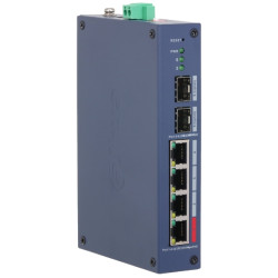 Zarządzalny Switch Przemysłowy PoE 4-Portowy SFP Dahua CHS4206-4GT-90