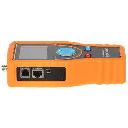 Tinklo ir telefono kabelių testeris su TDR reflektometru ir PING testu  CS-NT24