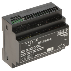 Font d'alimentació commutada 12V DC 150W per a carril DIN Delta DL2-150-12-U