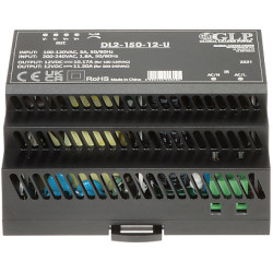 Τροφοδοτικό μεταγωγής 12V DC 150W για ράγα DIN Delta DL2-150-12-U