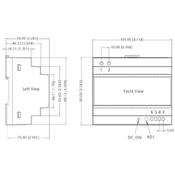 DIN ray tipi 12V DC 150W anahtarlamalı güç kaynağı Delta DL2-150-12-U