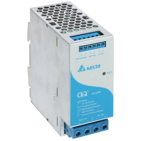 Medpomnilniški napajalnik 24V 40A za DIN letev Delta Electronics DRU-24V40ABN