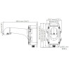Wall mount for Speed Dome cameras with junction box Hikvision DS-1604ZJ-BOX