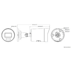 IP kamera AcuSense 8.3 Mpx 4K UHD s objektivem 2.8 mm a IR přísvitem 40 m Hikvision DS-2CD2086G2H-IU(2.8MM)(EF)(BLACK)/PL