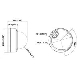 IP-камера 4 Мп AcuSense з ІЧ-падсвяткай 30 м, вандалаўстойлівая IK10, IP67, DarkFighter Hikvision DS-2CD2146G2H-ISU(2.8MM)(EF)