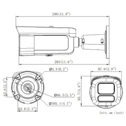 4 Mpx IP kamera Smart Hybrid Light AcuSense Motozoom 2.8-12mm pret vandālismu droša Hikvision DS-2CD2643G2-LIZS2U/SL(2.8-12MM)/P