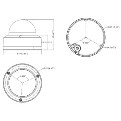Вандалаўстойлівая IP-камера 8.3 Мп 4K UHD Motozoom Smart Hybrid Light ColorVu Hikvision DS-2CD2787G2HT-LIZS(2.8-12MM)(EF)