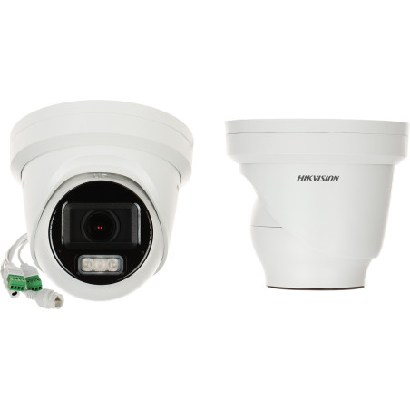 IP-камера 4 Мп 2.8-12 мм Motozoom AcuSense Smart Hybrid Light вандалаўстойлівая Hikvision DS-2CD2H43G2-LIZS2U(2.8-12MM)