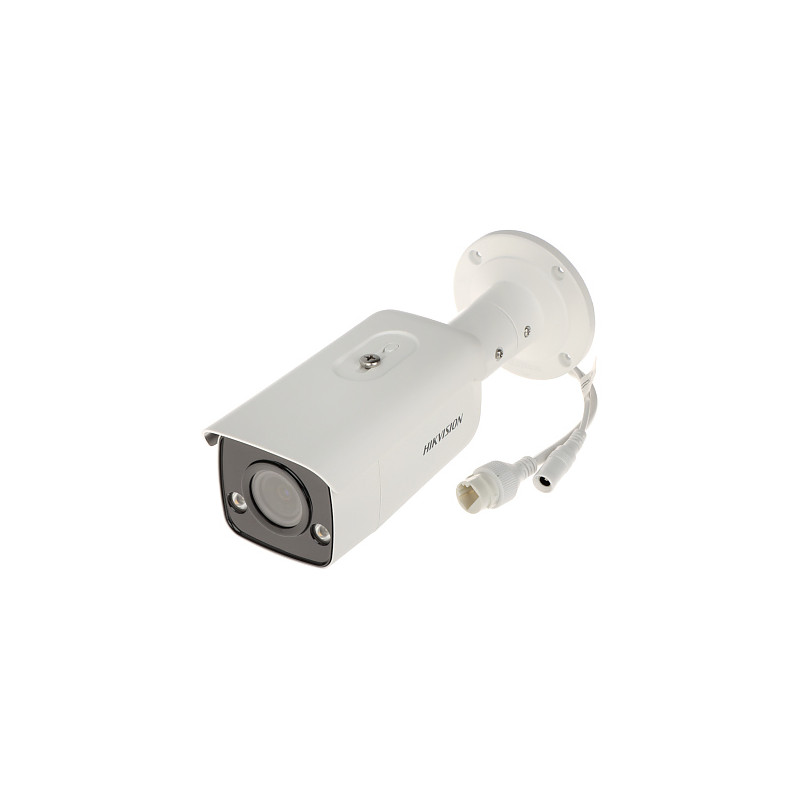 1080p ColorVu IP摄像机带60米LED补光灯 2.8mm镜头 PoE IP67 智能分析 Hikvision DS-2CD2T27G2-L(2.8MM)(C)