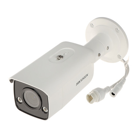 Cameră IP 1080p ColorVu cu iluminator LED 60m, obiectiv 2.8mm, PoE, IP67, analiză inteligentă Hikvision DS-2CD2T27G2-L(2.8MM)(C)