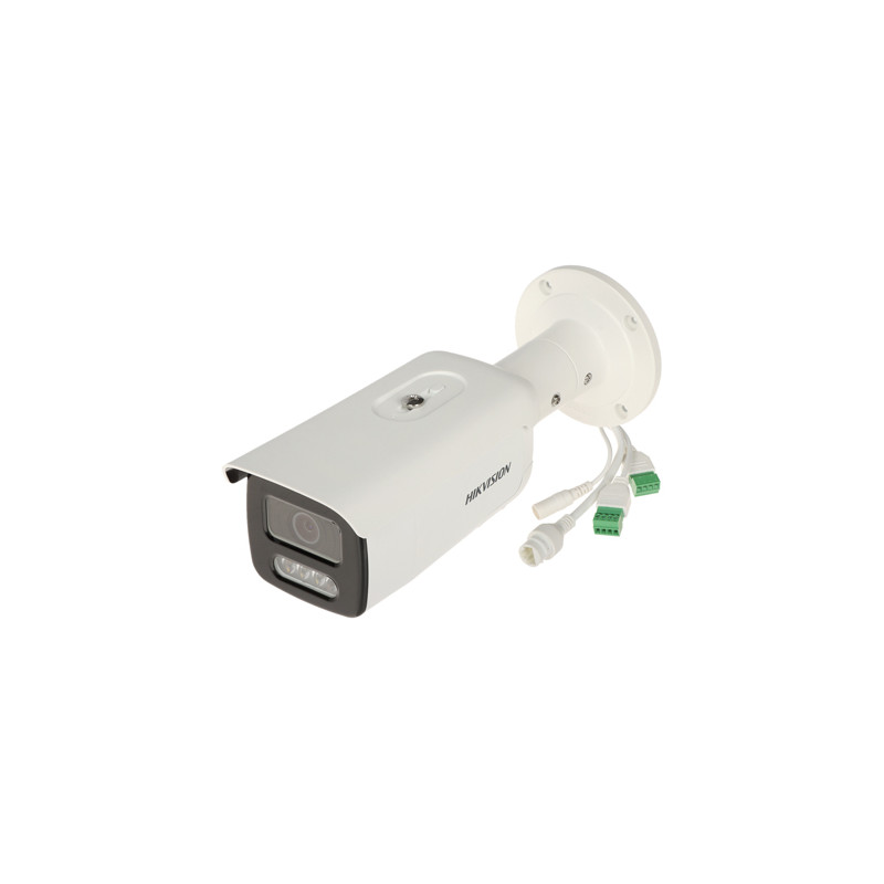 Kamera IP 8 Mpx ColorVu gant ooleier gwenn hag IR, PoE, Audio, Detektiñ tud ha kirri Hikvision DS-2CD2T87G2H-LISU/SL(2.8MM)(EF)