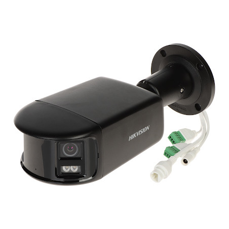 ColorVu 7.4 Mpx 2x4mm 파노라마 IP 카메라 Hikvision DS-2CD2T87G2P-LSU/SL(4MM)(C)BLACK