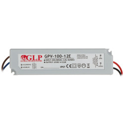 Font d'alimentació commutada hermètica IP67 12V 8.3A 100W per a LED i CCTV de paret estabilitzada GLP 12V/8.3A/GPV-MINI