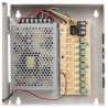 12V 8A 9-Output Switching Power Supply in Lockable Metal CCTV DC Enclosure Delta 12V/8A/PA9