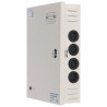 Impulsstrømforsyning 12V 8A 9 utganger i metallkabinett med lås CCTV DC Delta 12V/8A/PA9