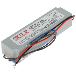 Hermetiškas vandeniui atsparus impulsinis maitinimo šaltinis IP67 24V DC 4.2A 100W LED ir CCTV stebėjimui GPV-100-24 GLP 24V/4.2