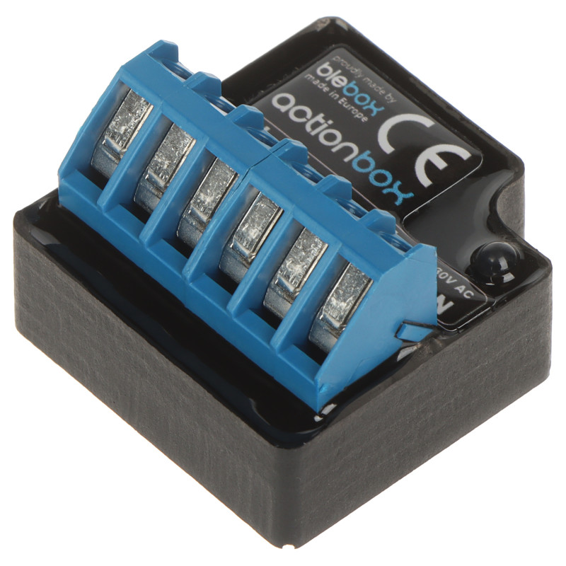 Trigger azioni intelligente Wi-Fi 230V AC 4 ingressi controller domotica μWiFi controllo smart home BleBox ACTIONBOX/BLEBOX