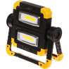 Akutoitega LED-prožektor 2x10W 1200lm IP44 USB-C akupank kaasaskantav töövalgusti töökotta ADVITI AD-NR-6466L4