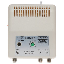 Ενισχυτής κεραίας συνδρομητή 2 εξόδων με κανάλι επιστροφής RTV DVB-T2 LTE Protected ANTTRON ANTTRON-A217