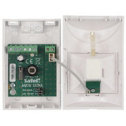 גלאי תנועה PIR דיגיטלי פנימי עם תאורת חירום LED למערכות אבטחה SATEL AQUA-LUNA