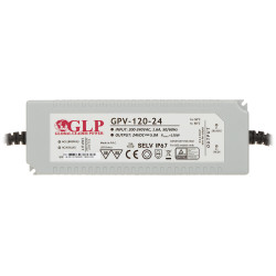 IP67防水スイッチング電源 24V 5A 120W LEDおよびCCTV監視用 GLP 24V/5A/GPV