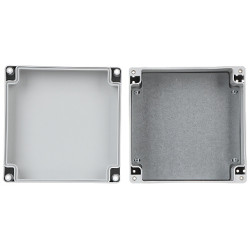 Boîtier étanche IP65 ABS coffret de montage boîte de dérivation extérieure gris 160x160x90mm PULSAR AWO-603