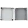 Hermetisches Gehäuse IP65 ABS Montagebox Installationsdose außen grau 160x160x90mm PULSAR AWO-603