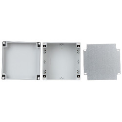 IP65 ABS Hermetic Enclosure Mounting Box Outdoor Junction Box Gray 160x160x90mm PULSAR AWO-603