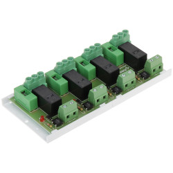 4-kanalni relejni modul galvanska izolacija 12V DC AC 6A NO NC krmilnik tranzistorskih izhodov OC alarm PULSAR AWZ-626