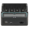 Universele LCD-processorgestuurde lader Li-Ion Ni-MH Ni-Cd Powerbank-functie 4 kanalen snelle celreactivering XTAR BAT-RECHARGE/