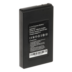 Li-Ion akkumulátor 7.6V 7800mAh CCTV kamerateszterekhez nagy kapacitású csere akkumulátor Delta BAT-V5-H