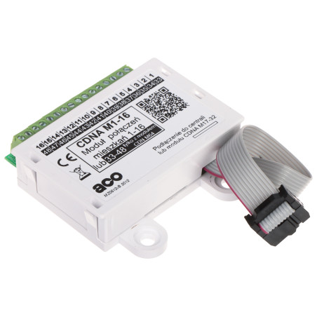 Belmodule voor analoge intercomcentrale 16 abonnees CDN-systeem meeraderige installatie accessoires ACO CDNA-M1-16