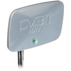 Універсальная антэна DVB-T2 VHF UHF шырокапалосная актыўная ўзмацняльнік 28дБ блок сілкавання вонкавая ўнутраная пакаёвая RYNIAK