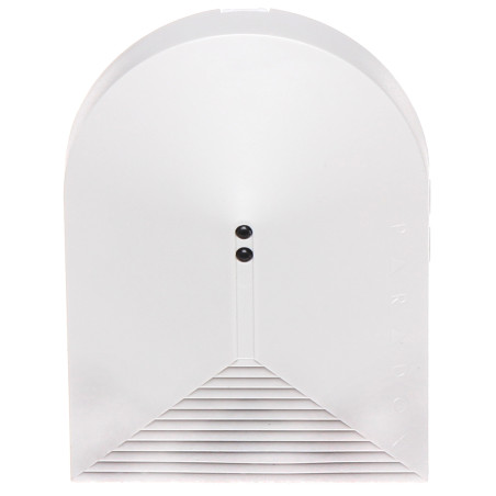 Microprocessor acoustic glass break detector 9m range BUS alarm wired white PARADOX DG457-P2C