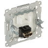 Enkelt HDMI 1.4-uttag infällt vitt Simon 54 Premium Nature multimediatillbehör KONTAKT Simon DGHDMI.01/11-SIMON54