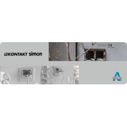 Prise HDMI 1.4 encastrée simple blanche Simon 54 Premium Nature Accessoires multimédias KONTAKT Simon DGHDMI.01/11-SIMON54