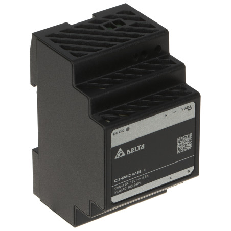 Schaltnetzteil für DIN-Schiene 12V 4.5A 54W für Schaltschränke Industrieautomation Delta Electronics DRC-12V060W-1RZ