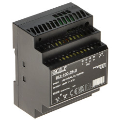 Pramoninis impulsinis maitinimo šaltinis DIN bėgeliui 24V DC 4.2A 100W su įtampos reguliavimu ir 90% efektyvumu Delta DL2-100-24