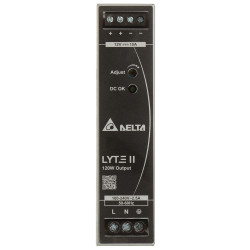 12V 10A 120W DIN导轨开关电源工业稳压TS35安装 Delta Electronics DRL-12V120W-1EN