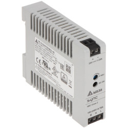 Импулсно захранване за DIN шина 24V DC 1.25A 30W индустриално стабилизирано Delta Electronics DRS-24V30W-1NZ