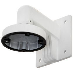 Angled wall mount for dome and turret cameras white aluminum outdoor CCTV mount sturdy bracket Hikvision DS-1272ZJ-110