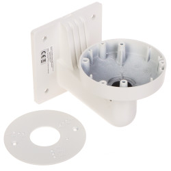 Corner wall mount for dome and turret cameras white aluminum steel outdoor wall bracket Hikvision DS-1272ZJ-110-TRS