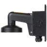 Suport de paret per a càmeres dom negre alumini exterior pas de cables muntatge sòlid CCTV Hikvision DS-1272ZJ-110B(BLACK)