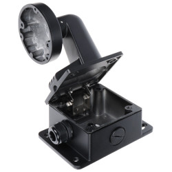 Veggfeste for kuppelkamera svart aluminium utendørs kabelgjennomføring solid CCTV-montering Hikvision DS-1272ZJ-110B(BLACK)