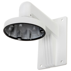 Wall mount for dome and turret cameras, aluminum mounting bracket, white, outdoor, robust Hikvision DS-1273ZJ-135