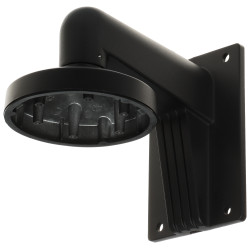 Āra sienas stiprinājums kupolkamerām alumīnija melns CCTV sienas montāžas kronšteins Hikvision DS-1273ZJ-140(BLACK)